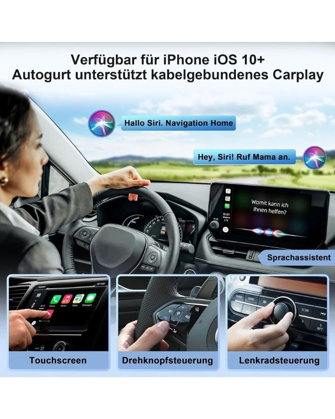 Wireless Carplay Adapter, Convert Wired to Wireless CarPlay - Image 7