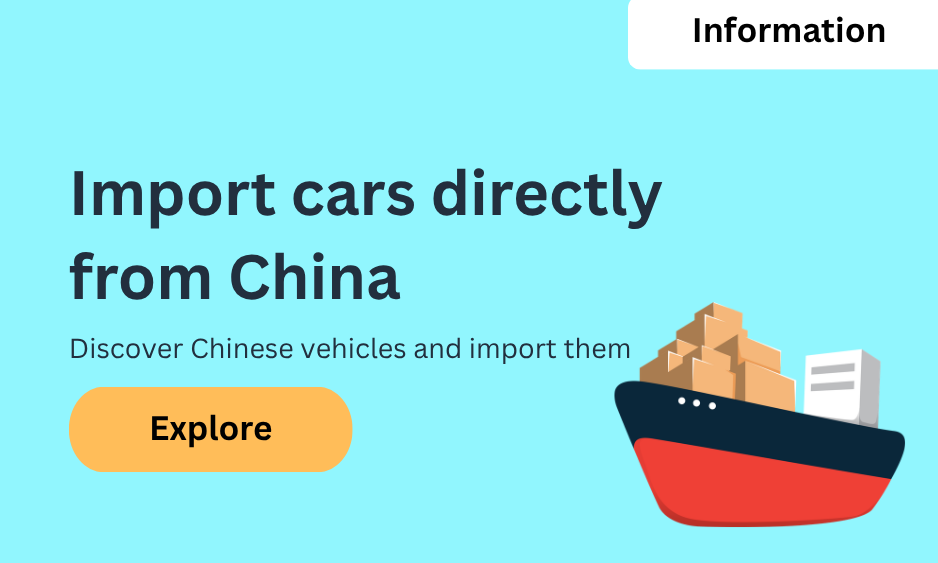 Import cars directly from China